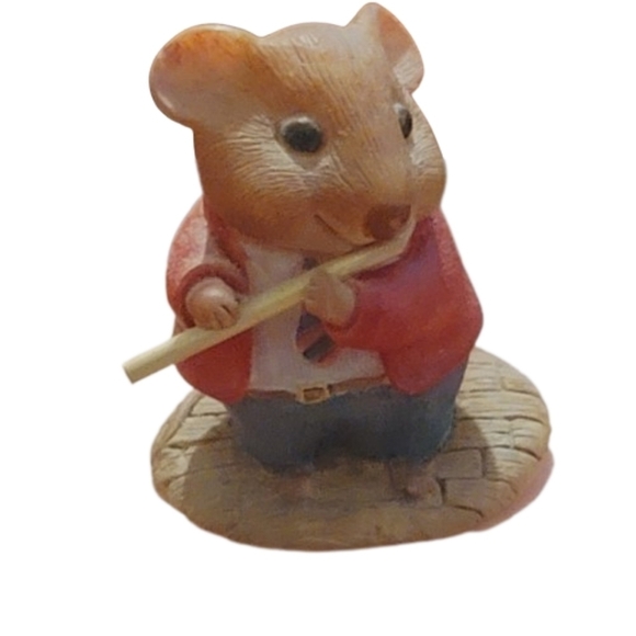 HALLMARK Moustershire "Musician of Note Colin Tuneman" Resin Mouse Figurine - Picture 2 of 11